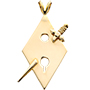 National Officer Badge Pendant with Dagger