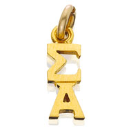 Traditional Vertical Letter Lavaliere