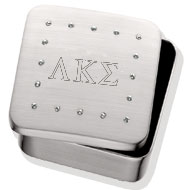 Silver Plated Jeweled Trinket Box