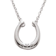 Sterling Silver Lucky Horseshoe Necklace