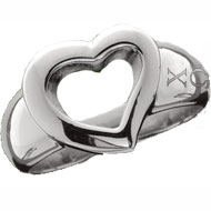 Sterling Silver Aphrodite's Heart Ring