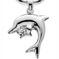 Whimsical Dolphin Necklace
