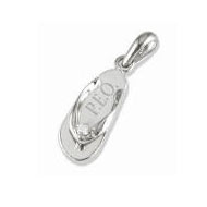 Sterling Silver Sandal Charm