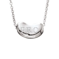 Sterling Silver Bean Necklace