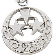 Silver Circle Charm