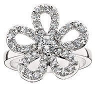 Cubic Zirconia Violet Ring
