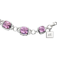 New! Pink Tempo Bracelet with engraved tag