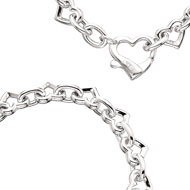 Heart Clasp Bracelet