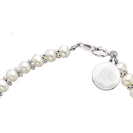 Mini Pearl Bracelet with Tag