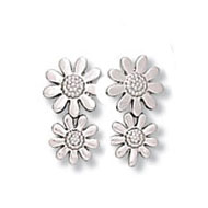 Cascading Marguerite Earrings