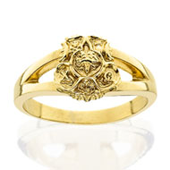 Split Shank Crest Ring