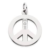 Peace Sign Charm