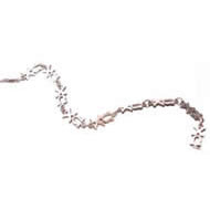 Vertical Letter Lavaliere Bracelet