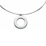SS Wire Circle Necklace