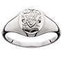 Crested Signet Ring