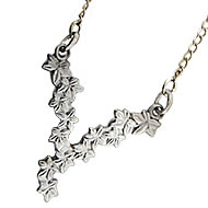 Cascading Ivy Leaves Necklace