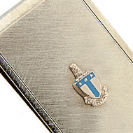 Money Clip with Enameled Crest Mounting