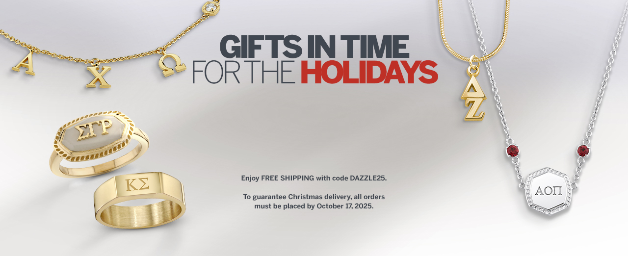 Gifts in time for the holidays