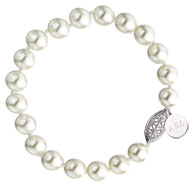 Large Pearl Bracelet with Sterling Silver Clasp
