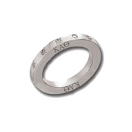 Sterling Silver Eternity Ring with CZs