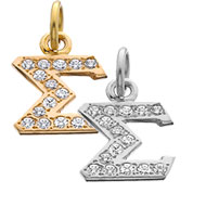Jeweled Sigma Charm