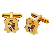 Coat-of-Arms Badge Shape Cufflinks