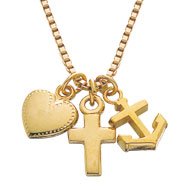 Faith Hope & Charity Necklace