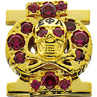 Crown Garnet Badge