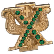 Crown Emerald Badge