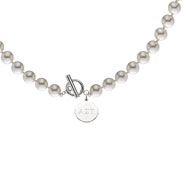 New! Simulated Pearl Toggle Bracelet with Engraved Tag New! Simulated Pearl Toggle Bracelet with Engraved Tag