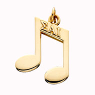 Musical Notes Charm