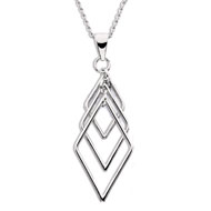 Sterling Silver Echo Necklace