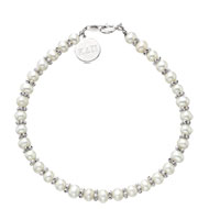 Mini Pearl Bracelet with Tag Mini Pearl Bracelet with Tag