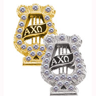 Chi omega sales badge ring