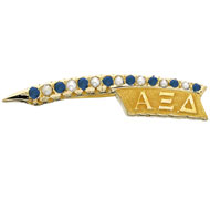 Blue *Sapphire and Pearl Badge
