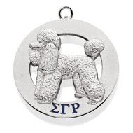 Sterling Silver Poodle Pin/Pendant