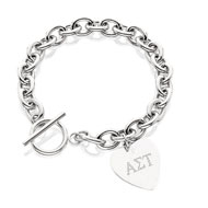 SS Cable Toggle Bracelet with Engraved Heart SS Cable Toggle Bracelet with Engraved Heart