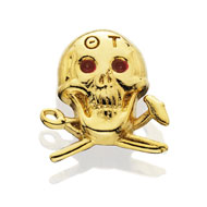 Skull Lapel Button Skull Lapel Button