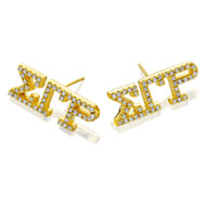 Sigma Gamma Rho Diamond Earrings