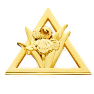 Iris Standard- 10 Year Milestone pin or pendant