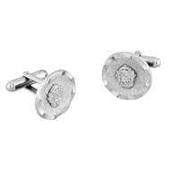 Round Ribbon Cufflinks