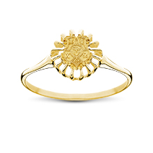 Sunburst Crest Ring