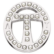 Pearl Oval Badge
