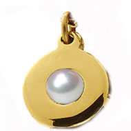 Gold and Pearl Charm Gold and Pearl Charm