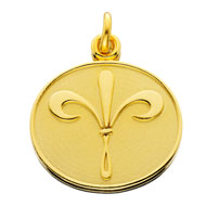 Modern Fleur-de-lis Charm