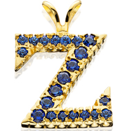 Crown Sapphire Zeta Charm