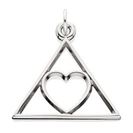 Love in the Pyramid Charm