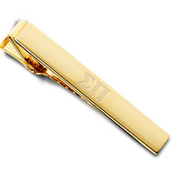 Tie Bar with engraved Greek letters