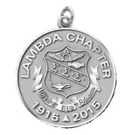 Lambda Anniversary charm