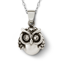 Pearl Owl Necklace
